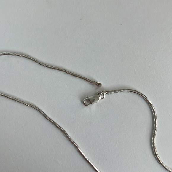 Silver cape cod ball necklace 16in - Picture 2 of 3